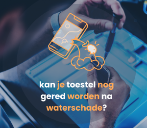 Telefoon waterschade – kan je toestel nog gered worden?